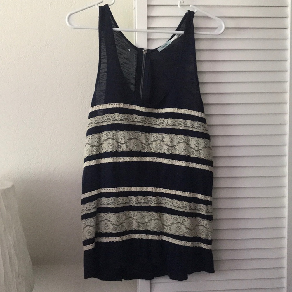 Urban outfitters zip back tank top